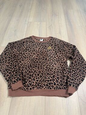 Nike Leopard Print Pullover - Brown & Black